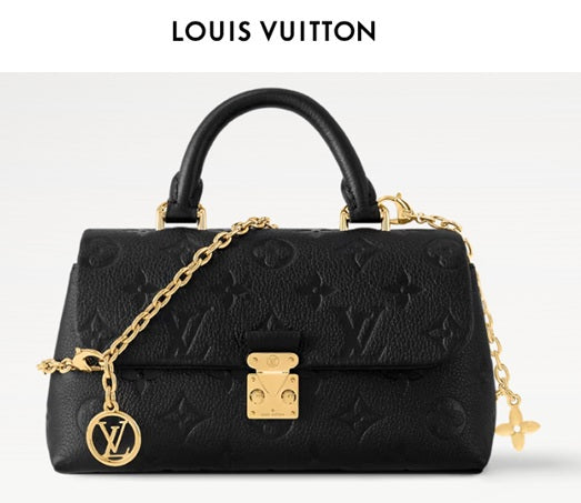 The Louis Vuitton Nano Madeleine in Monogram Empreinte leather