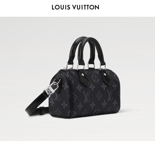 The Louis Vuitton Nano Speedy in Monogram Eclipse