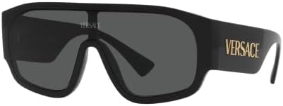 Versace Ladies Sunglasses Black & Dark Grey Lenses 0MM