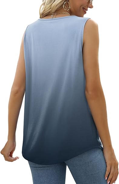 Loose Fit Hem Flowy Top