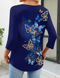 2026 Stylish Casual Asymmetrical Tunic Top