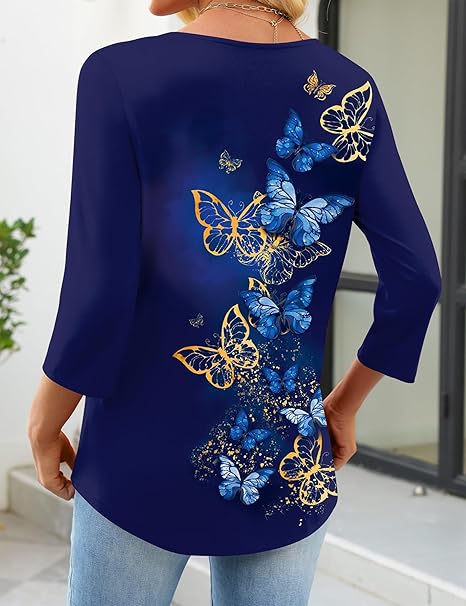 2026 Stylish Casual Asymmetrical Tunic Top