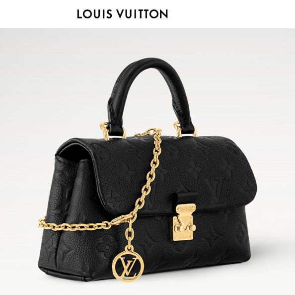 The Louis Vuitton Nano Madeleine in Monogram Empreinte leather