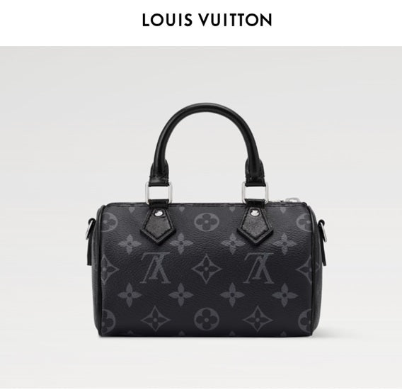 The Louis Vuitton Nano Speedy in Monogram Eclipse