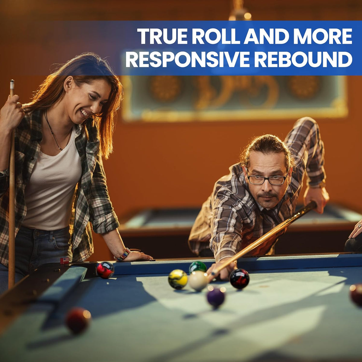 Dark Marble Swirl Billiard Balls