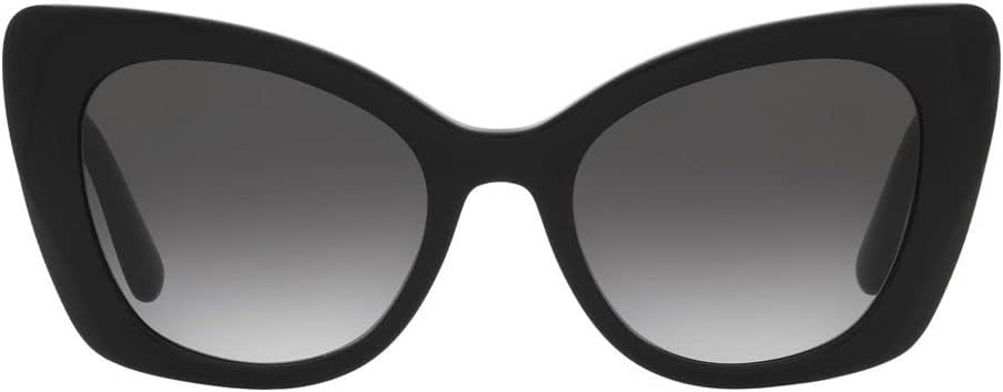 Dolce & Gabbana Ladies 4405 Black & Grey Shaded Sunglasses