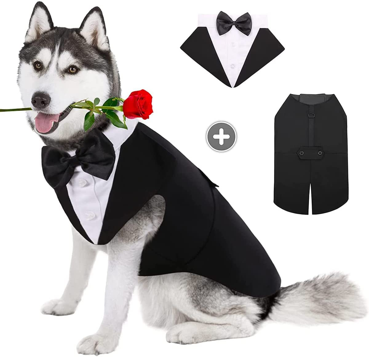 XL Dog Tuxedo Set