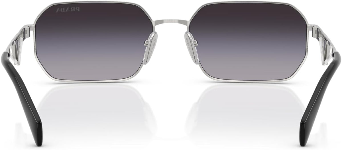 Prada Grey Gradient Geometric Ladies Sunglasses 58MM