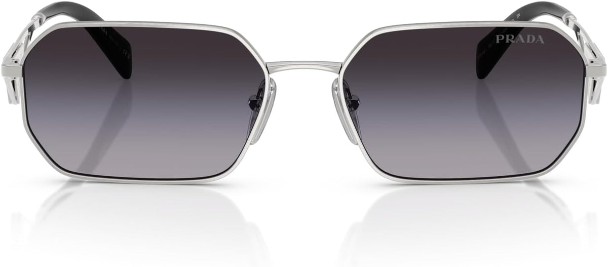Prada Grey Gradient Geometric Ladies Sunglasses 58MM