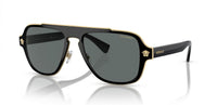 Versace Men’s Black Frame Grey Lense Sunglasses 56MM