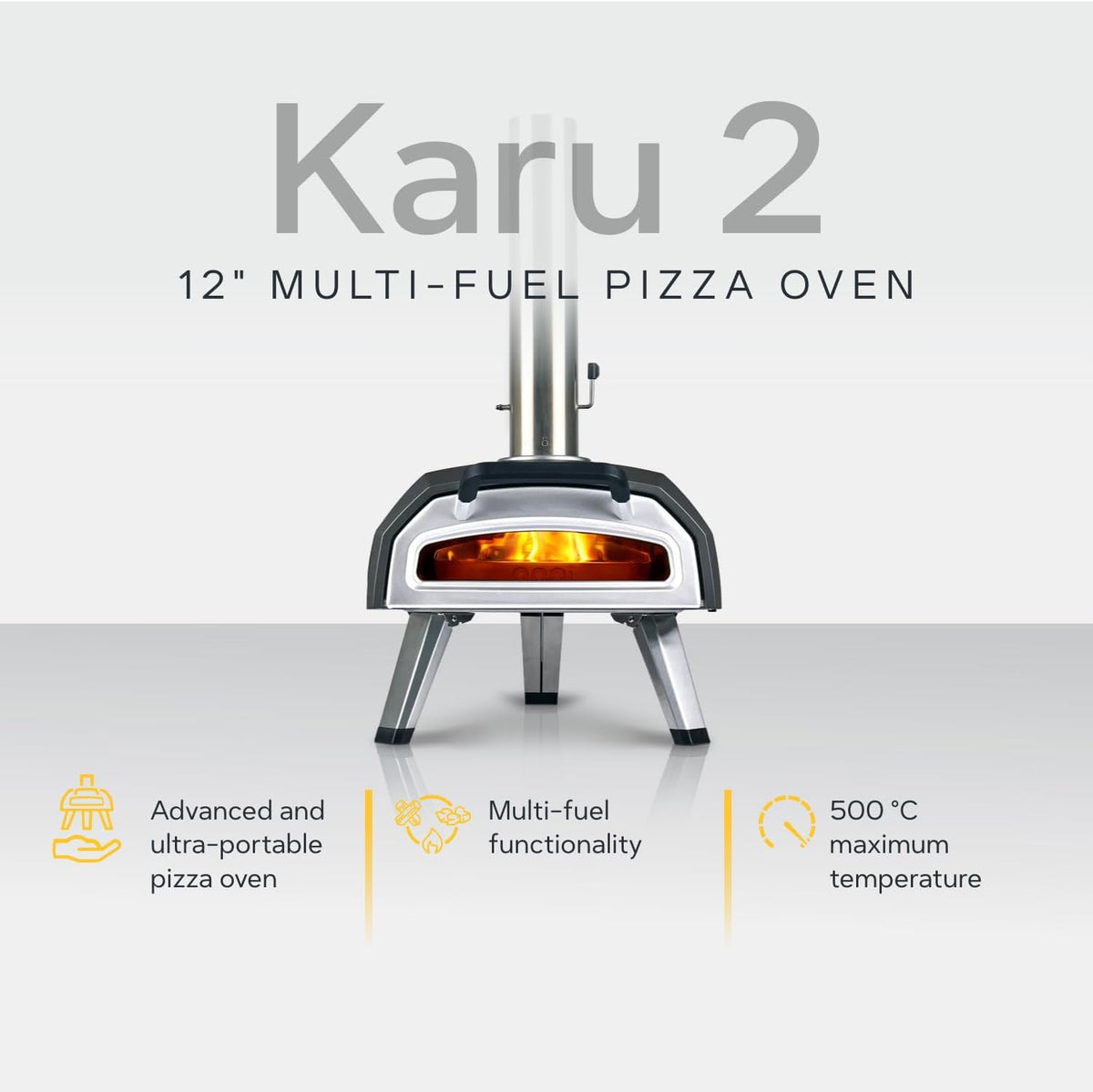 Ooni Karu 2 Multi-Fuel Pizza Oven 12”