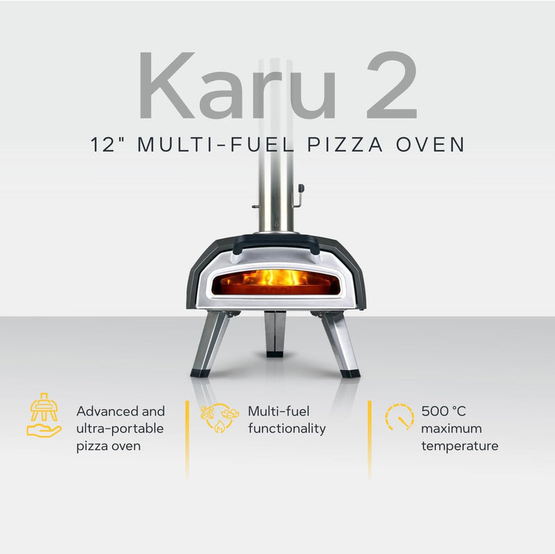 Ooni Karu 2 Multi-Fuel Pizza Oven 12”