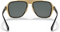 Versace Men’s Black Frame Grey Lense Sunglasses 56MM