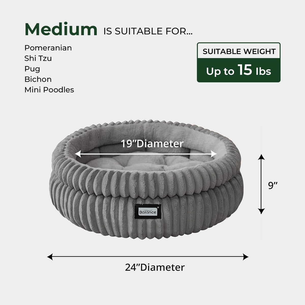 Plush Faux Fur Cat Bed