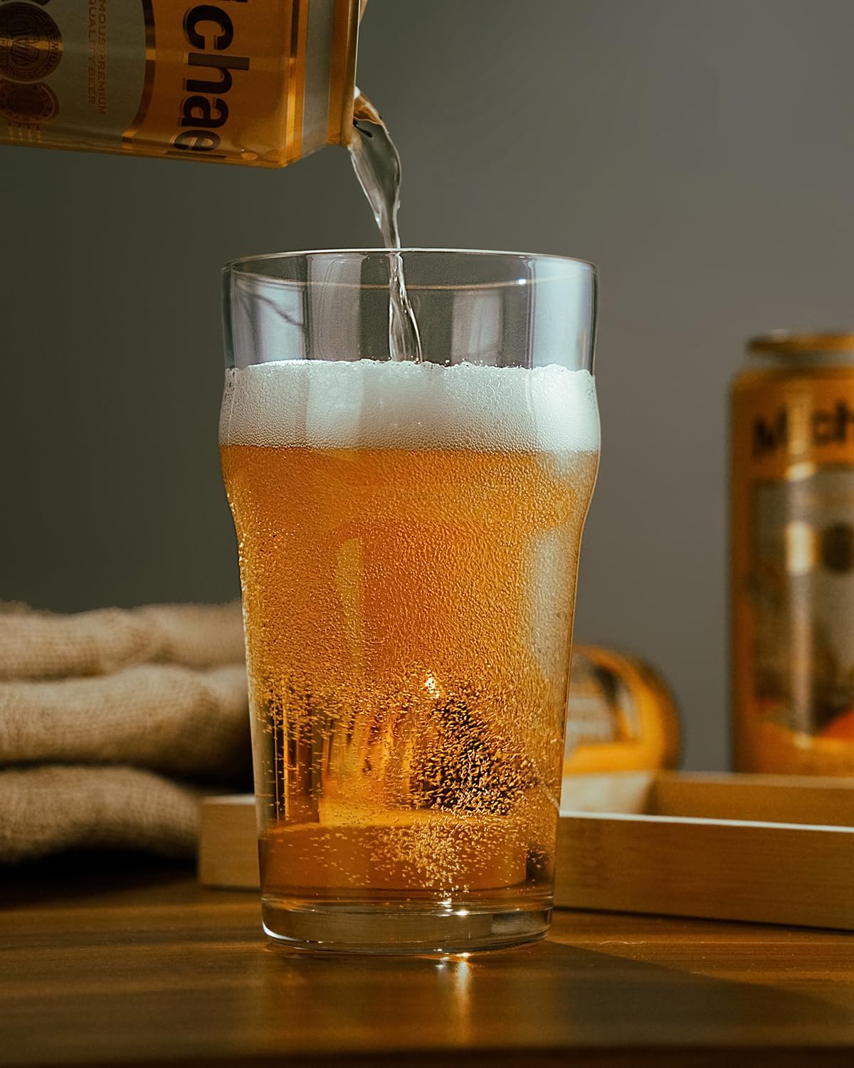 Premium Beer Glass Tumbler Set of 4