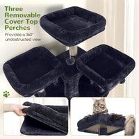 Quality XXL Tall Cat Tree Tower 82in