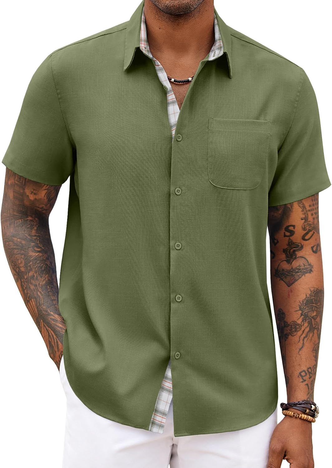 Relaxed Casual Short Sleeve Shirt