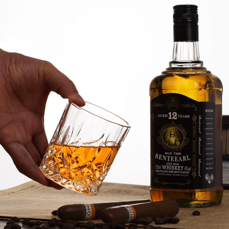 Quality Whiskey Set 2 Glasses