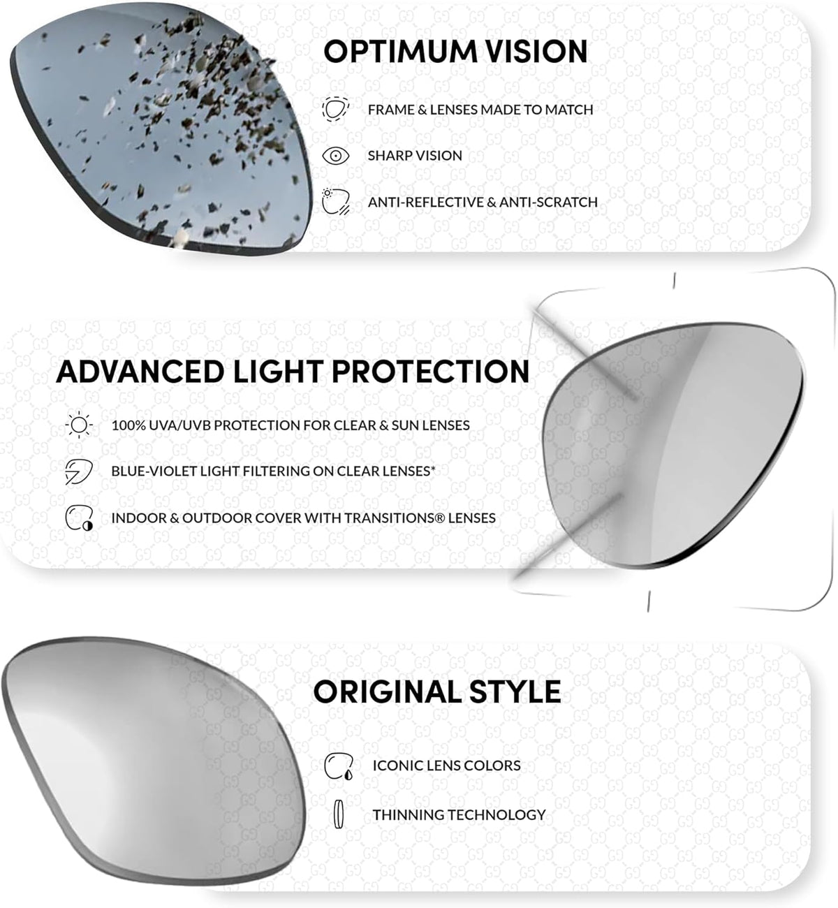 Gucci Gunmetal Frame and Grey Lense Non-polarized Sunglasses 58MM