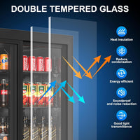 Commercial Back Bar Cooler with LED 