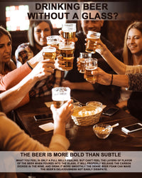 Premium Beer Glass Tumbler Set of 4