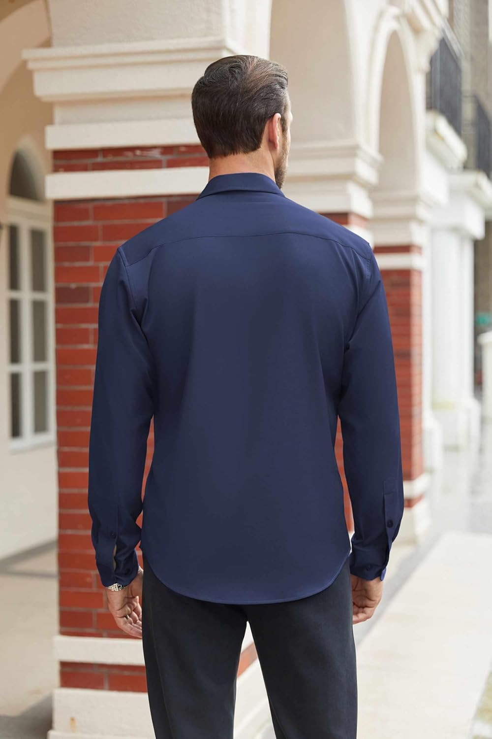 Formal Business casual Long Sleeve Stretch Shirt
