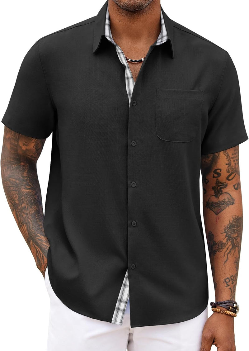 Relaxed Casual Short Sleeve Shirt