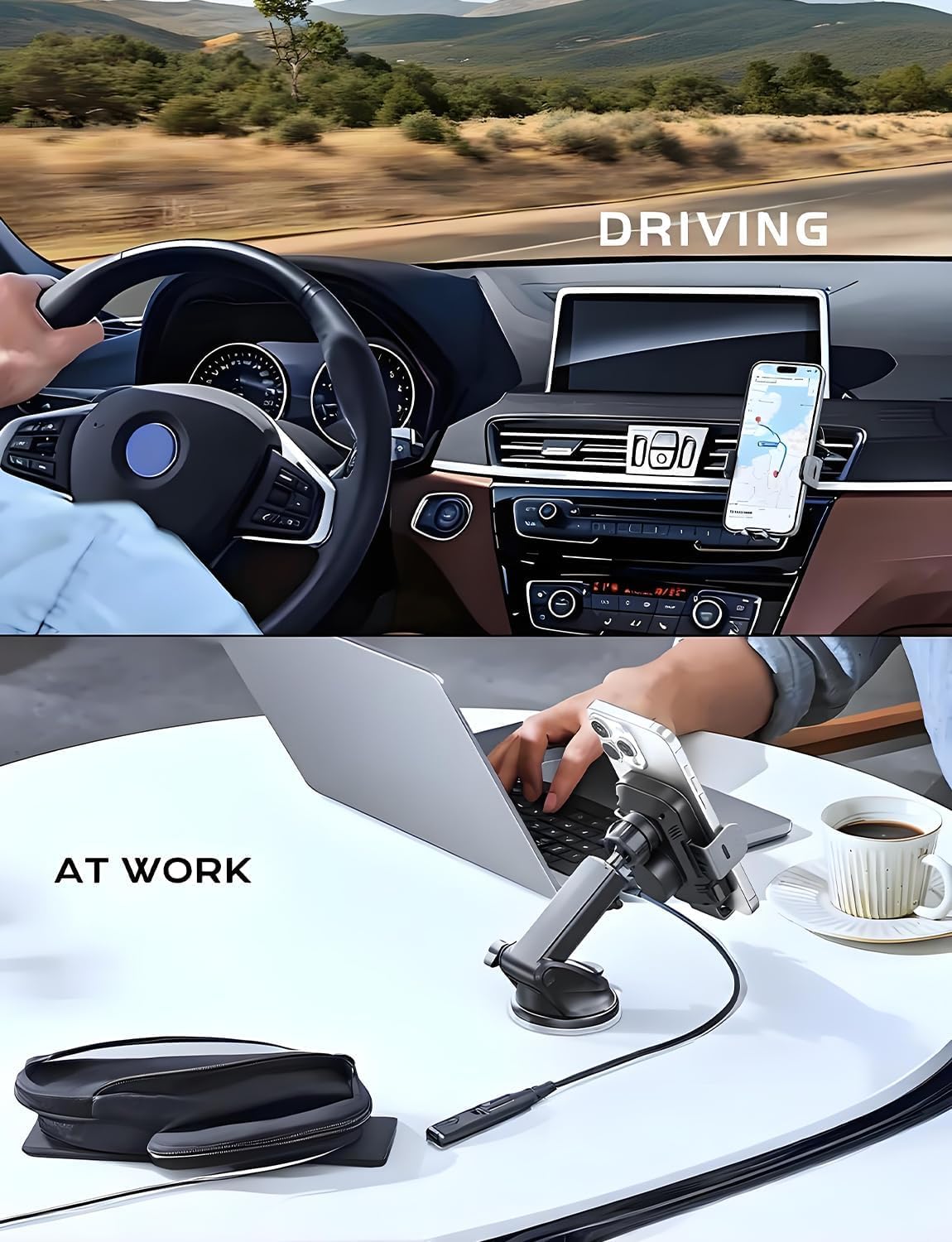 Wireless Phone Charger Mount