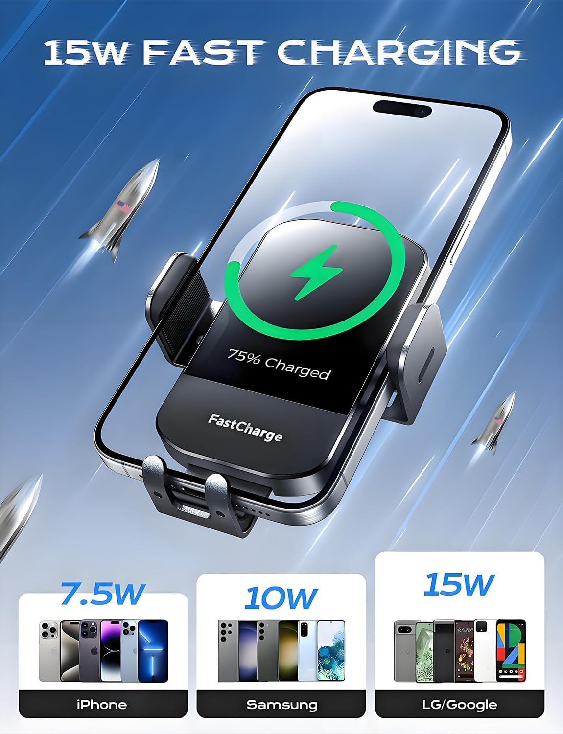 Wireless Phone Charger Mount