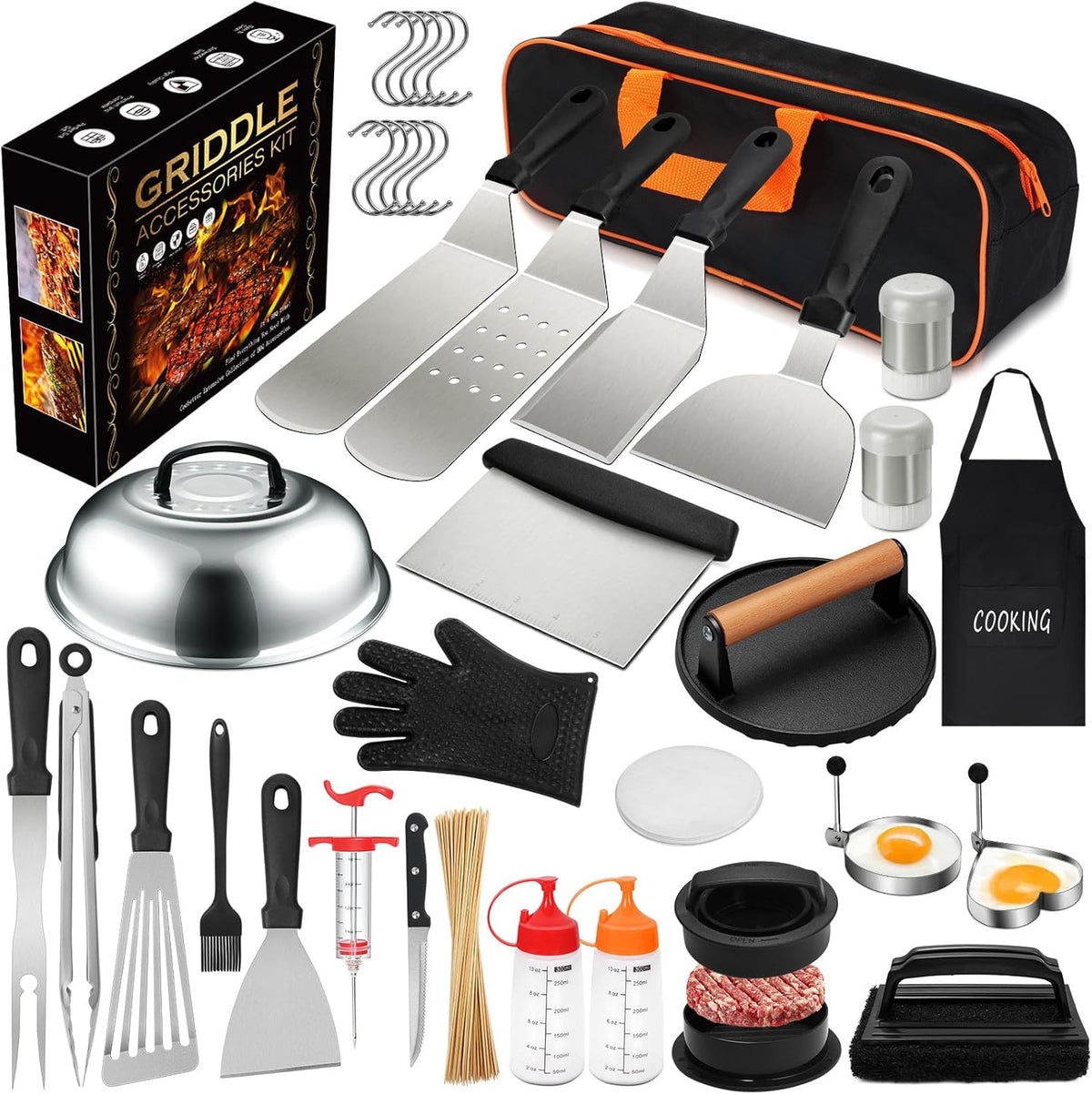 Professional Griddle Accessories Kit 237 Pieces