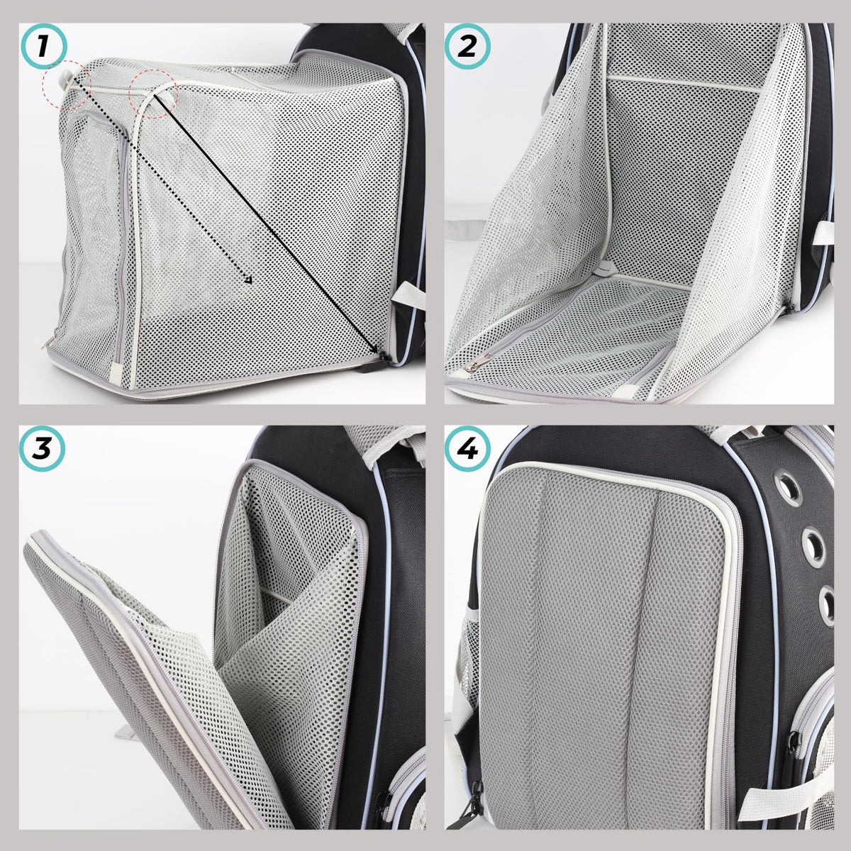 Quality Expandable Cat Backpack Carrier