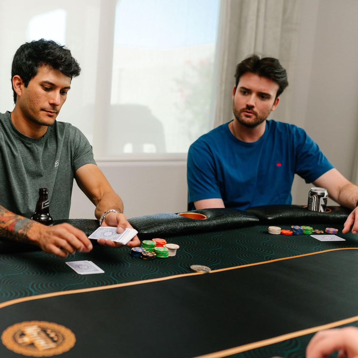 Luxury Vegas Style 10 Player Premium Poker Table