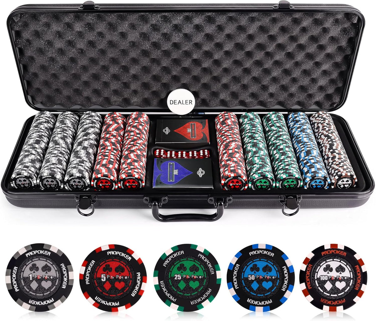 Pro Casino Texas hold 'em Poker Set 