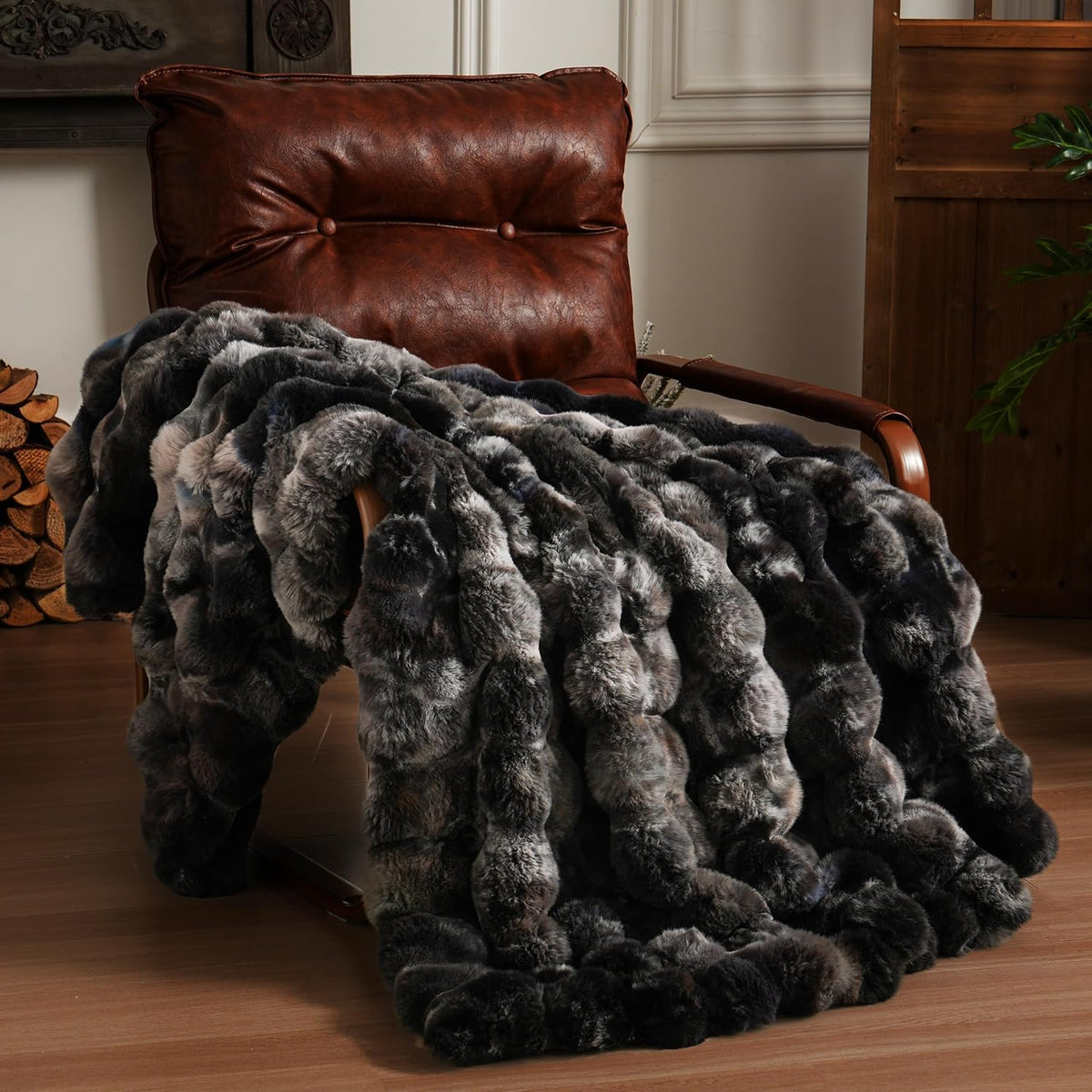 Luxury Faux Fur Fluffy Throw Blanket