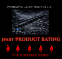Professional Carbon Fiber Pool Cue Stick 58"