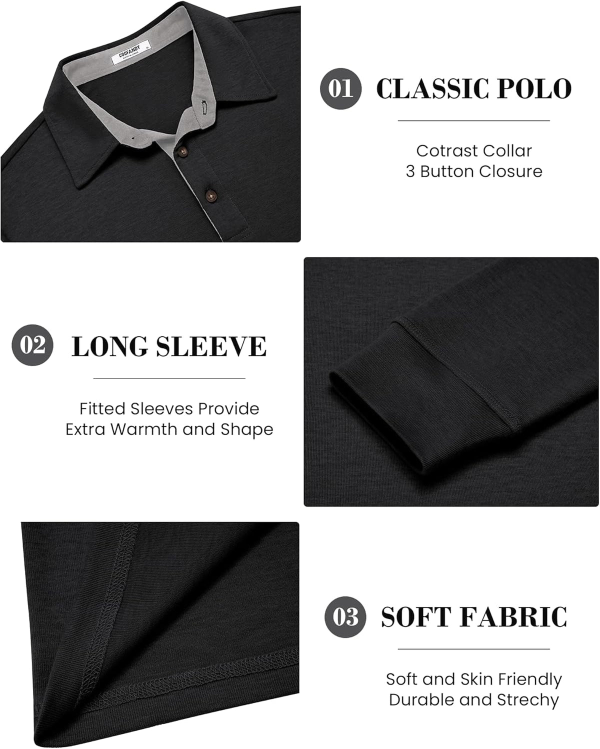 Casual Button Polo Tee