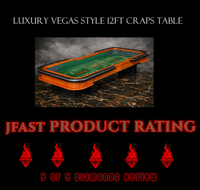Luxury Vegas Style 12ft Craps Table