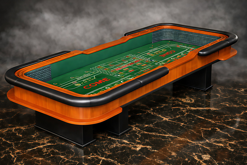 Luxury Vegas Style 12ft Craps Table