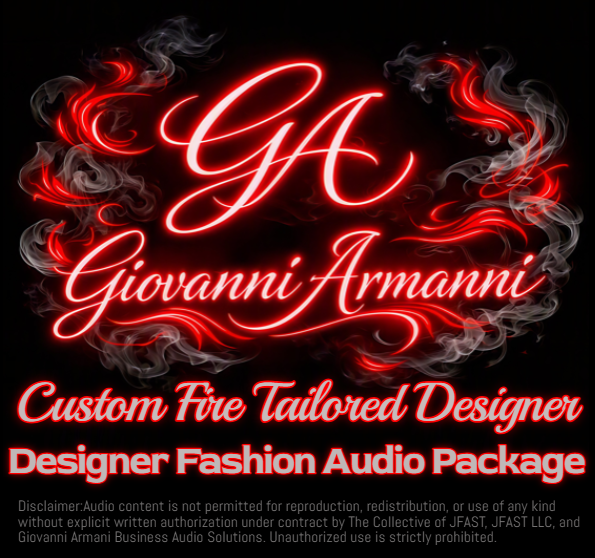 Custom Fire Tailored Designer: Designer Fashion Audio Package