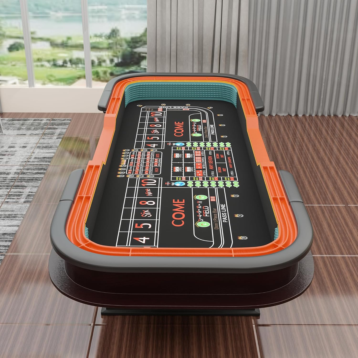 Luxury Vegas Style 12ft Craps Table