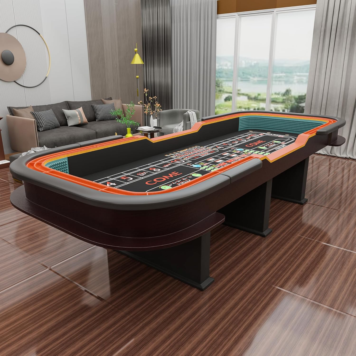 Luxury Vegas Style 12ft Craps Table
