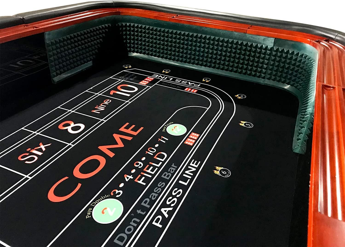 Luxury Vegas Style 12ft Craps Table