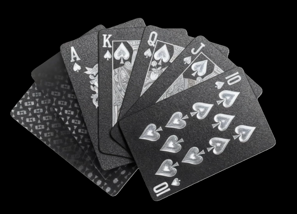 Premium Black Playing Cards