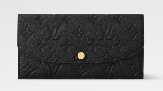 Ladies Black Louis Vuitton Wallet