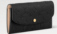 Ladies Black Louis Vuitton Wallet