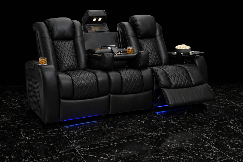 Italian leather Luxury Sofa