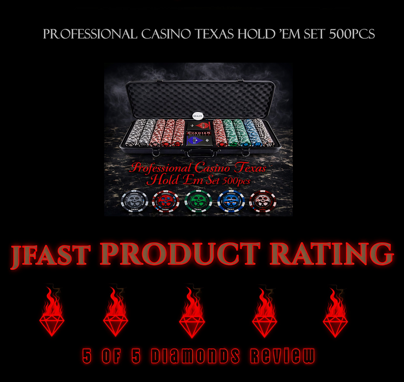 Professional Casino Texas Hold 'Em Set 500pcs