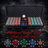 Professional Casino Texas Hold 'Em Set 500pcs
