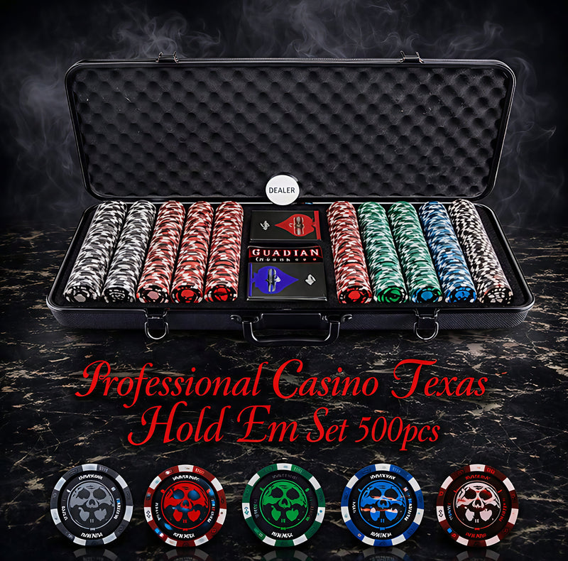 Professional Casino Texas Hold 'Em Set 500pcs