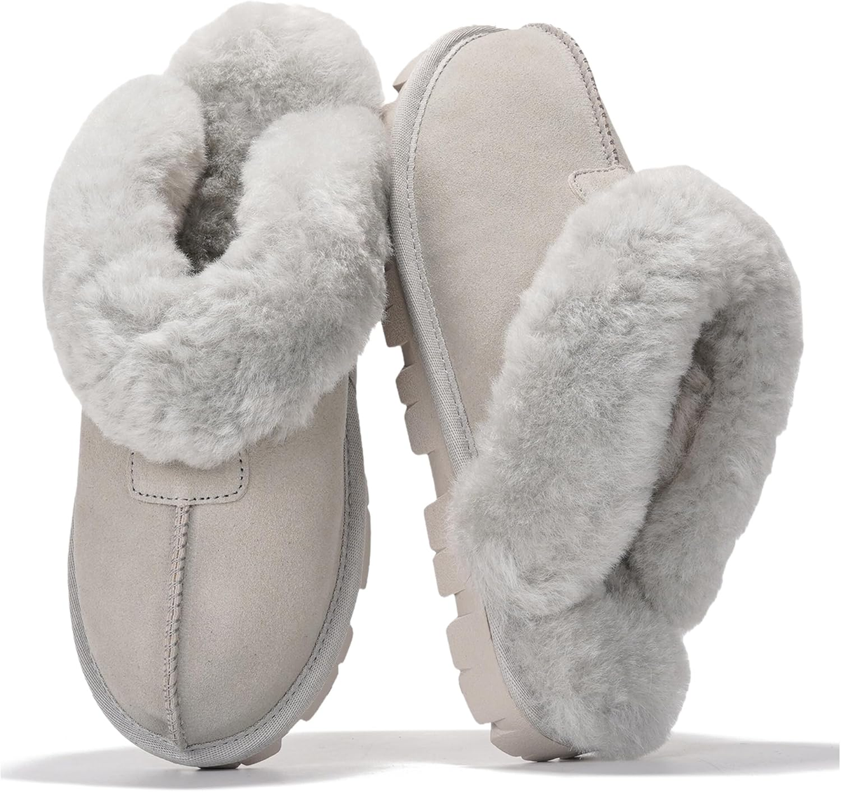 Project Cloud 100% Genuine Leather & Australian Shearling Slippers
